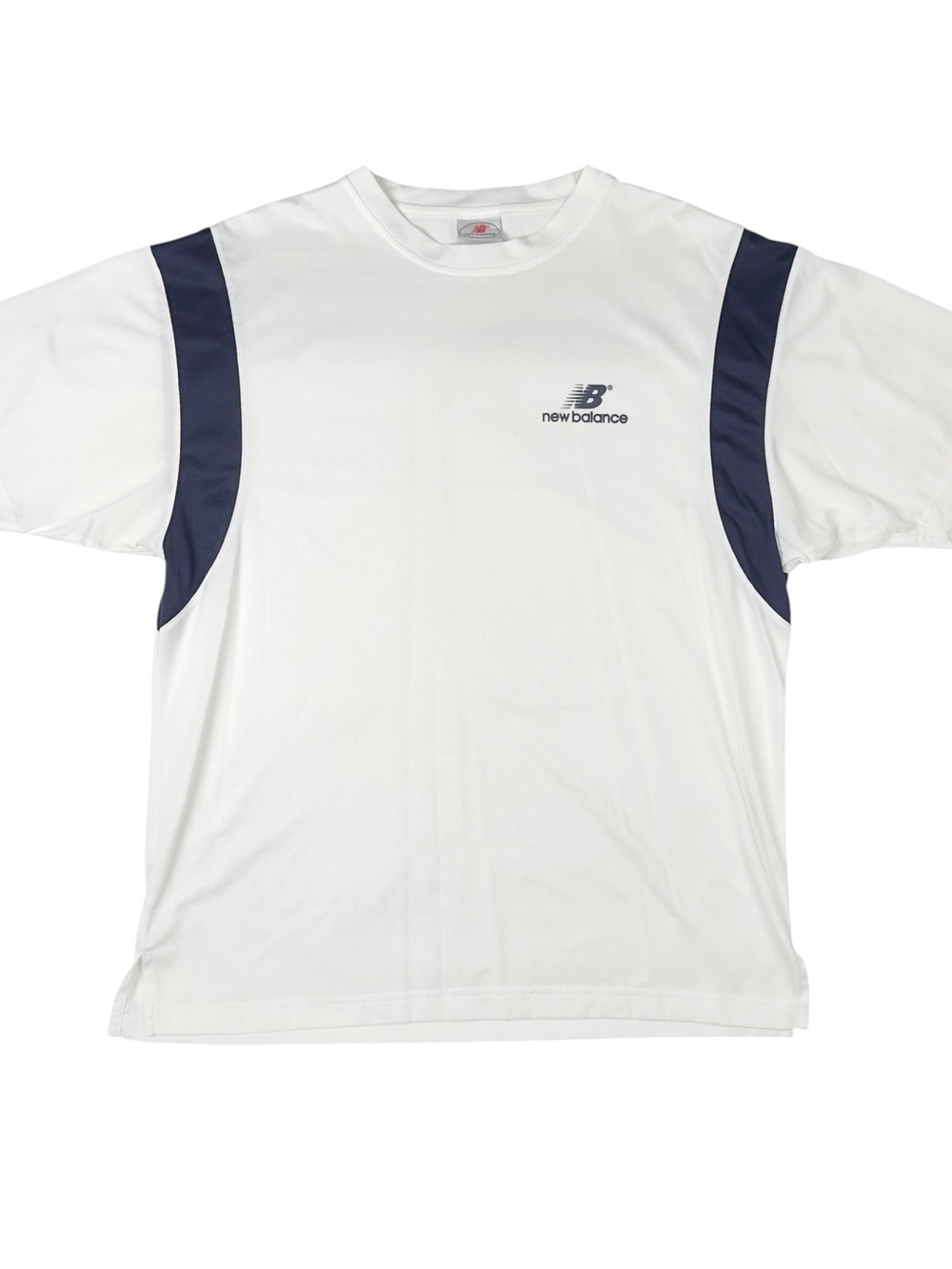 Vintage New Balance Mens Large Performance Mesh Running T-Shirt 90s Y2K